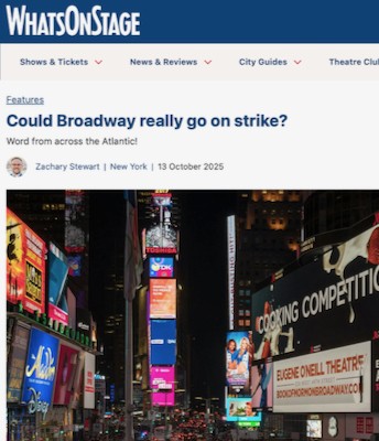 manhattan news nyc broadway unions vote to strike nyc